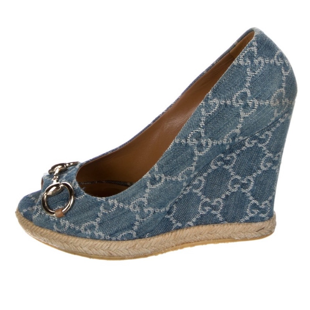 Gucci GG Denim Denim Espadrilles